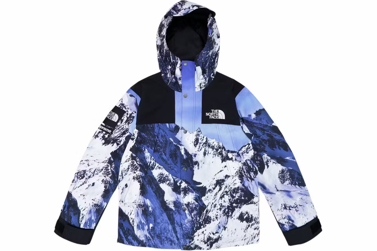 Parka Supreme The North Face Mountain Bleu/Blanc