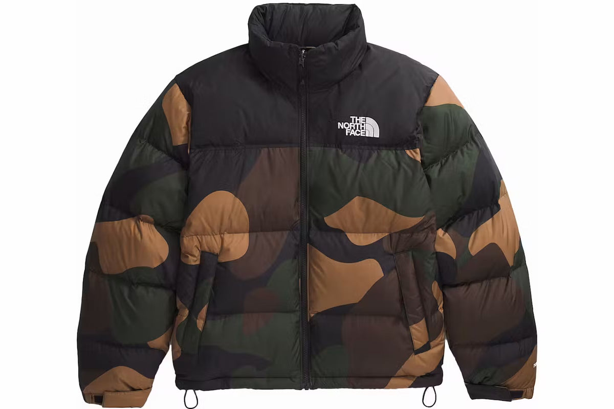 The North Face 1996 Retro Nuptse 700 Fill Packable Jacket TNF Noir Block Camouflage Print