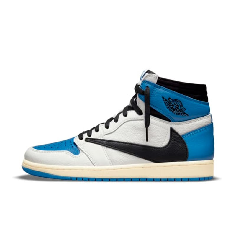 Jordan 1 High Travis Scott x Fragment "Military Blue"